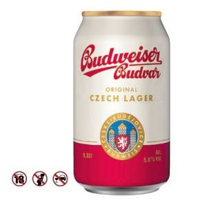 Budweiser Budvar Beer Can (330ml)
